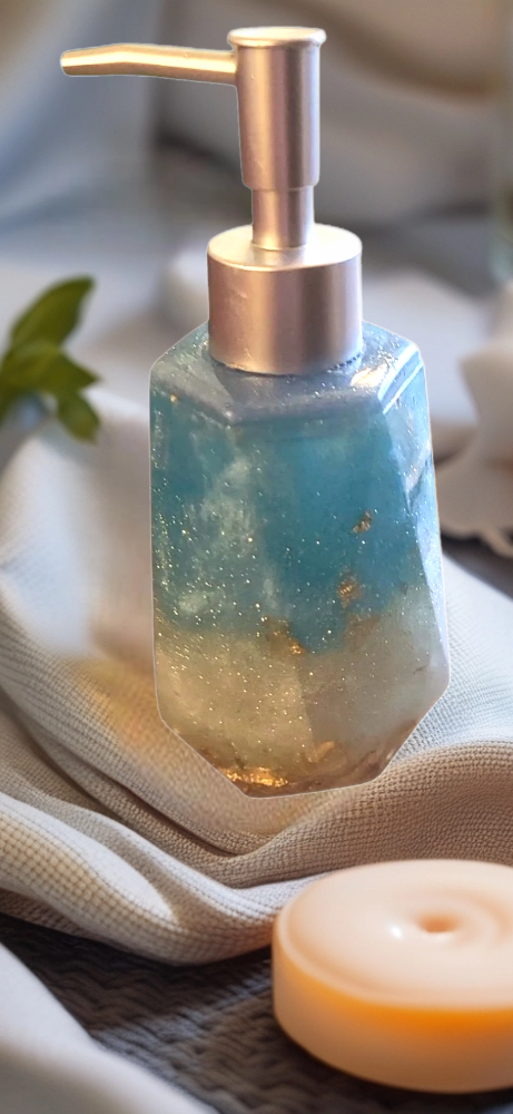 Handmade Resin Soap Dispenser - photo 4