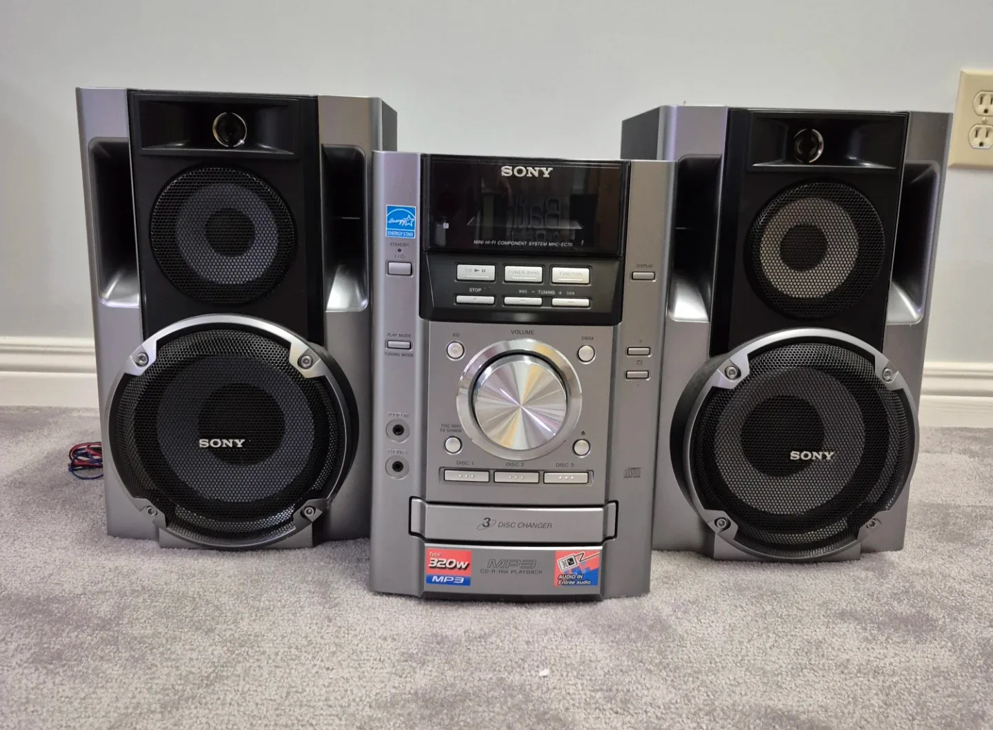 Sony HCD EC70 mini stereo system