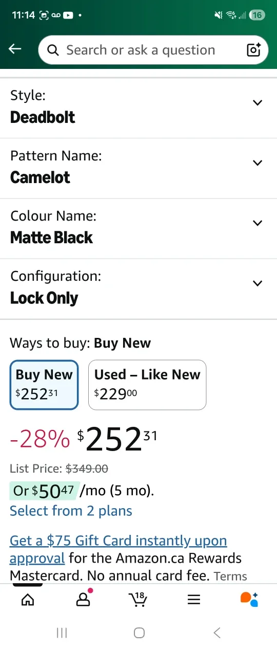 Schlage Encode Smart WiFi Deadbolt Lock - Matte Black image indicator(2)