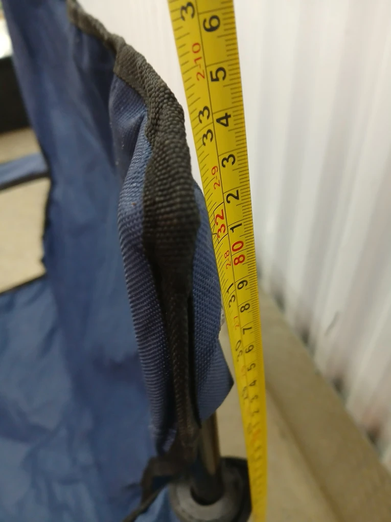 Blue Folding Camp Chair with Cup Holder - photo 3