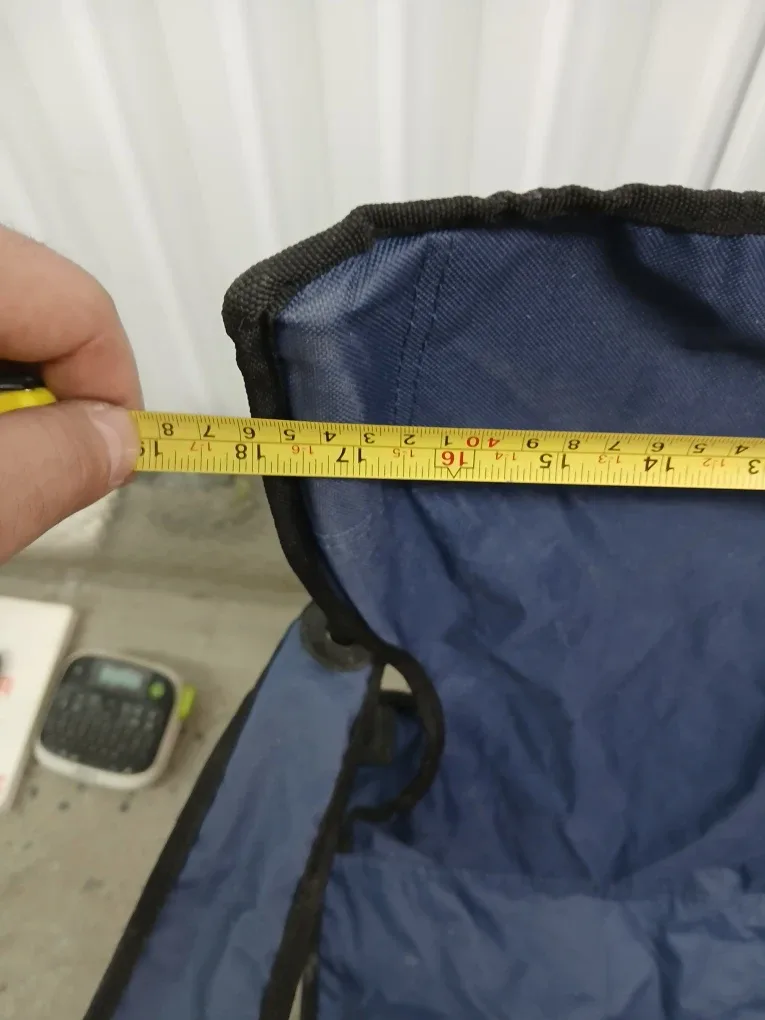 Blue Folding Camp Chair with Cup Holder image indicator(4)