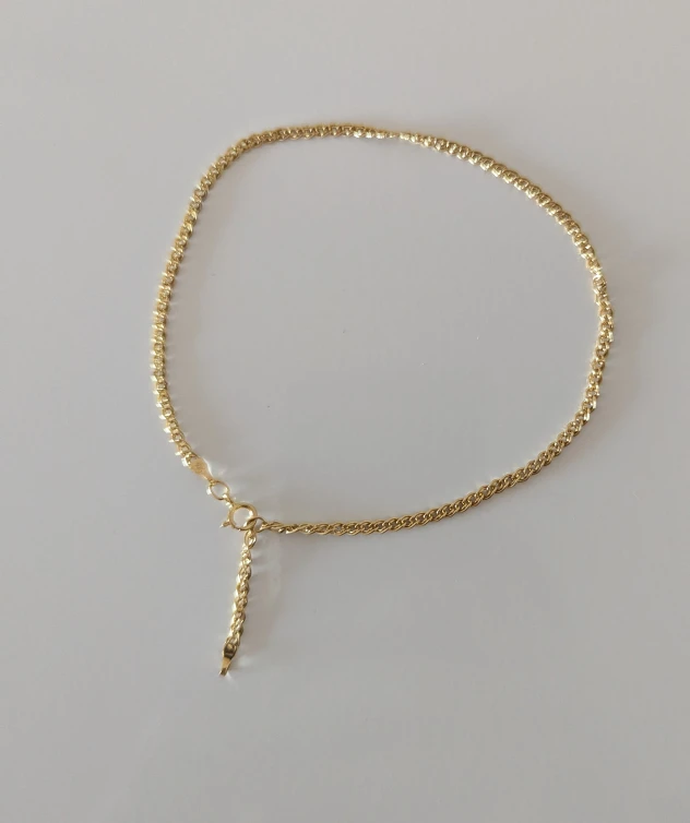 10K Yellow Gold Filled Everyday Anklet Bracelet