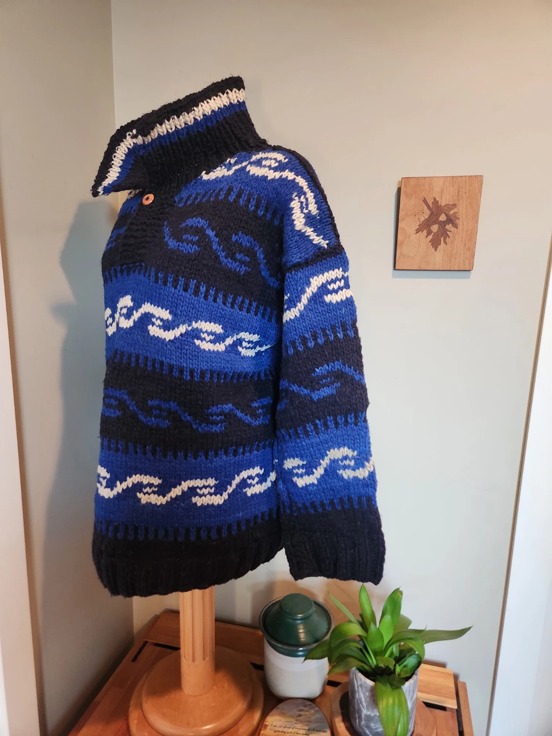 VINTAGE Hand-Knitted WOOL Sweater