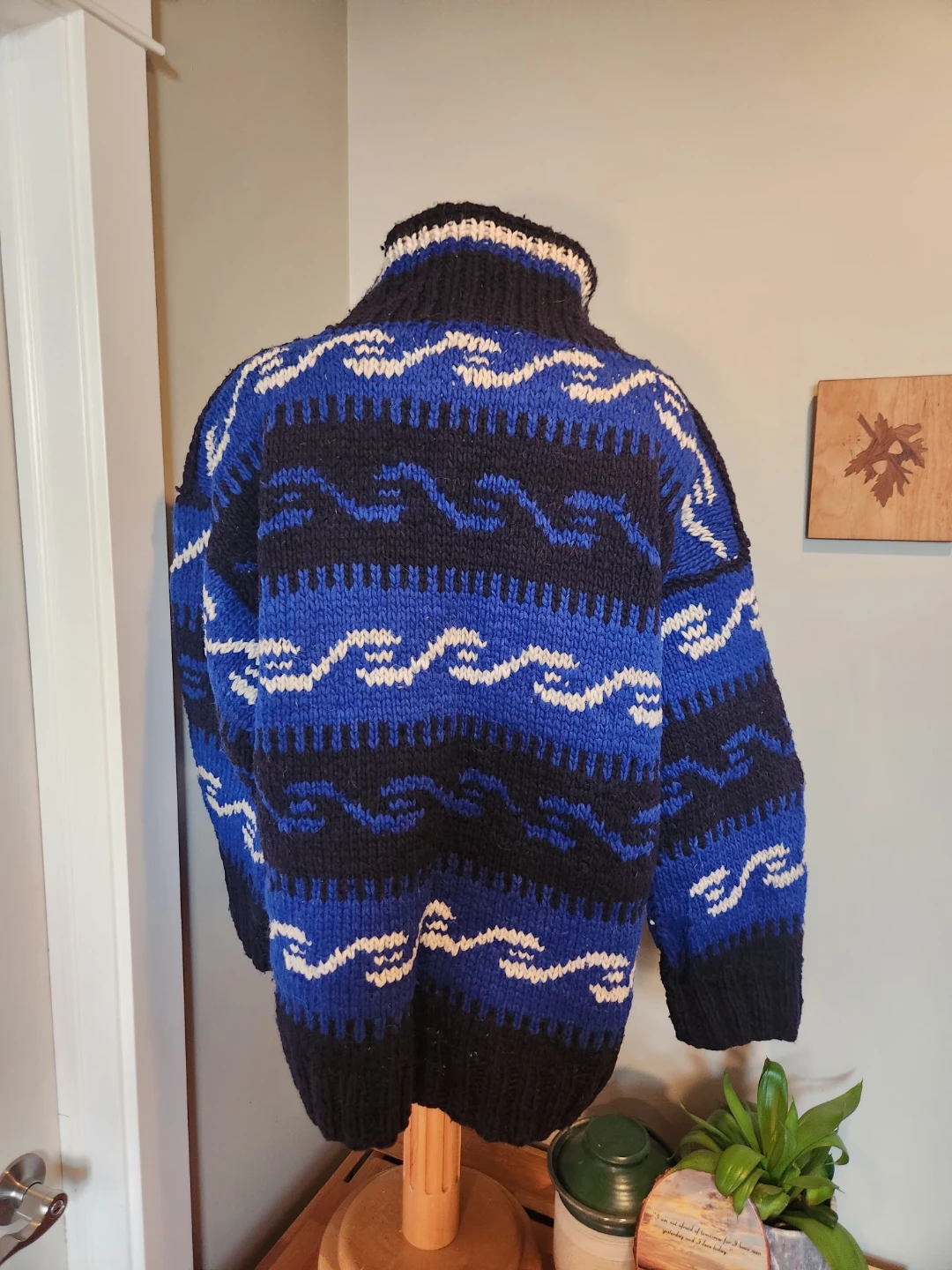 VINTAGE Hand-Knitted WOOL Sweater - photo 5