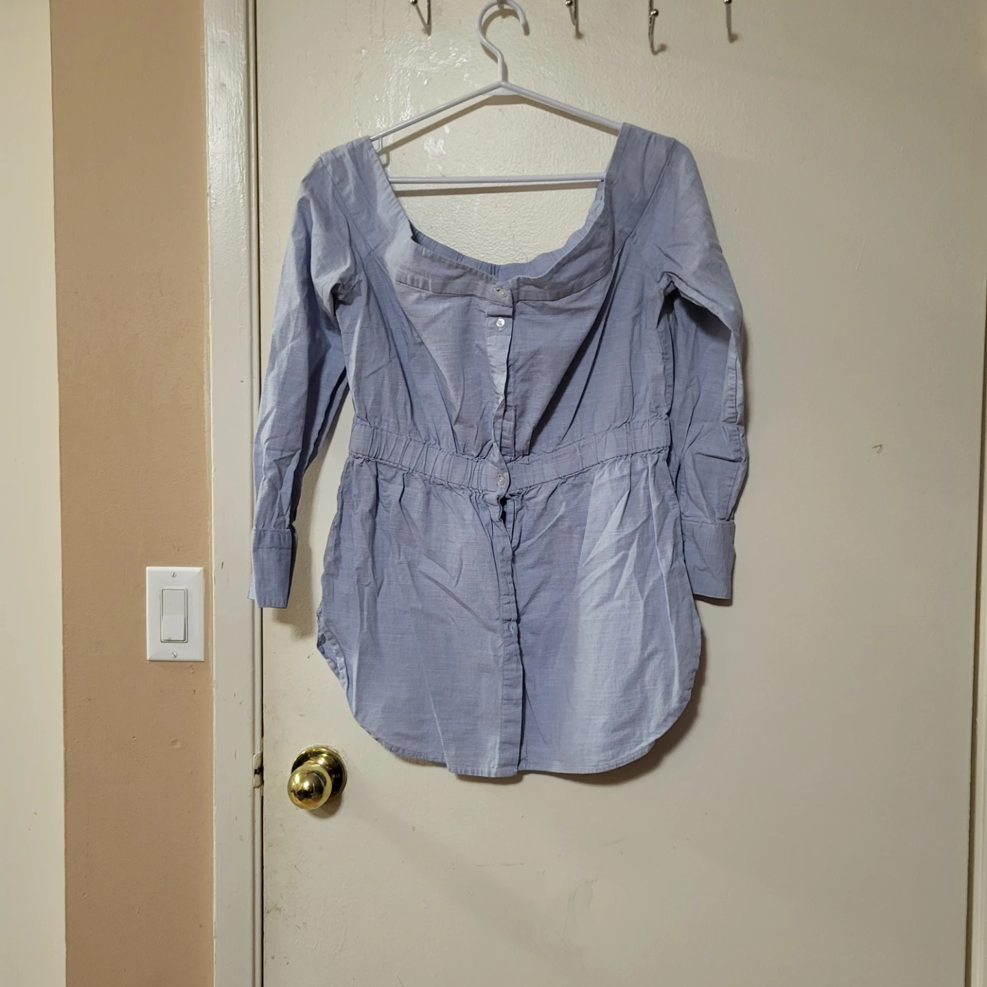 Dynamite Blue Top - Size Large