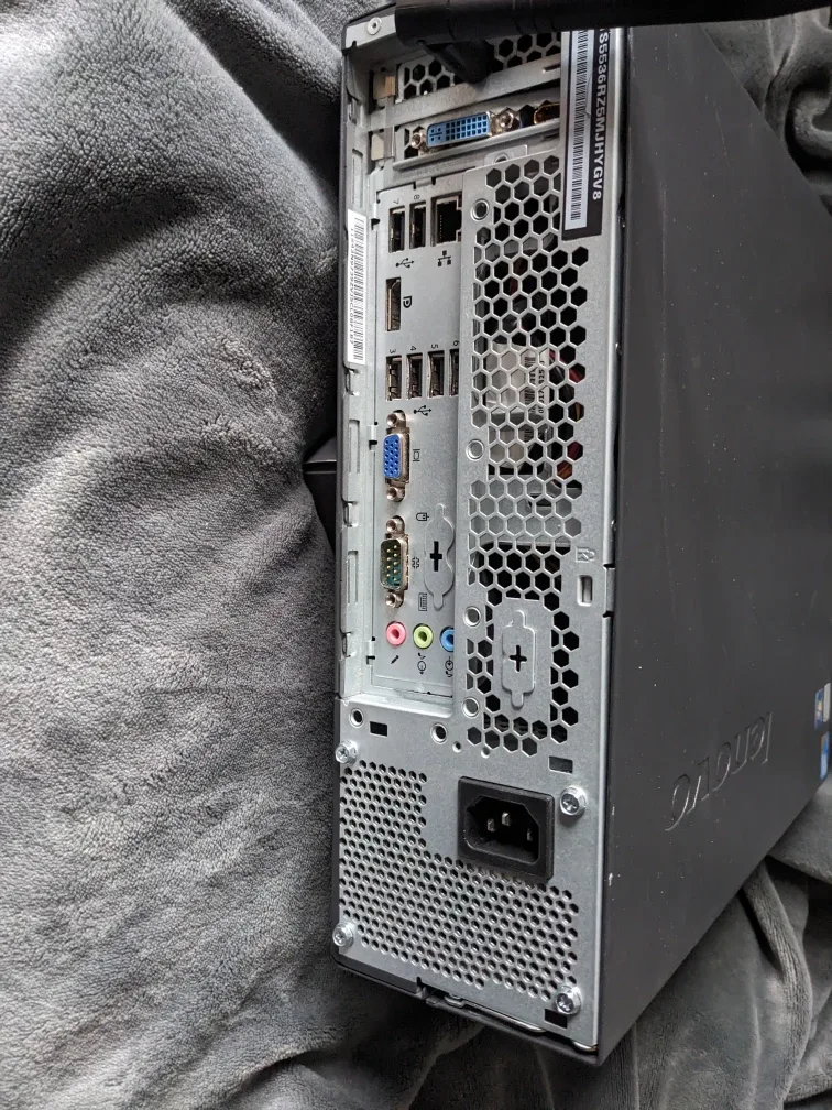 Lenovo ThinkCentre PC, Monitor, Keyboard, Mouse image indicator(4)