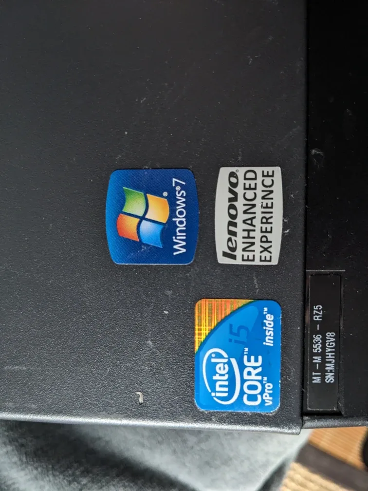 Lenovo ThinkCentre PC, Monitor, Keyboard, Mouse image indicator(6)