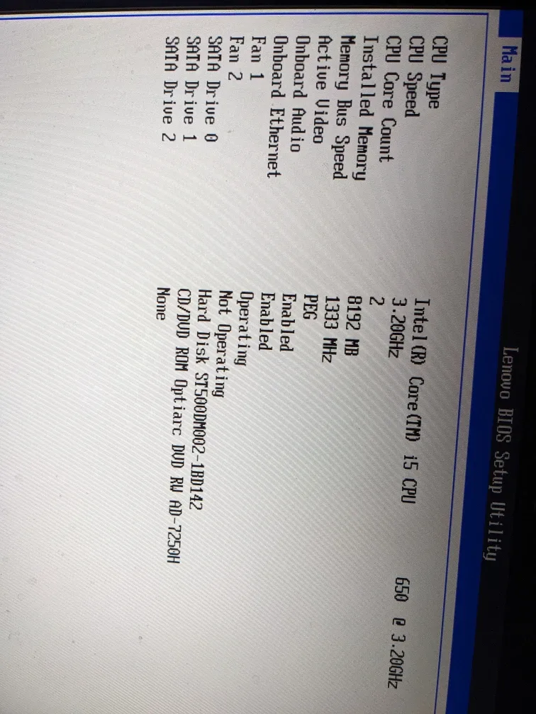 Lenovo ThinkCentre PC, Monitor, Keyboard, Mouse image indicator(10)