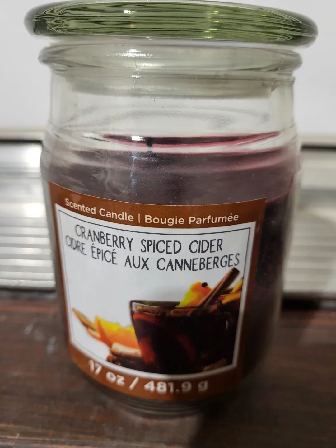 Cranberry Spiced Cider Scented Candle - 17 oz