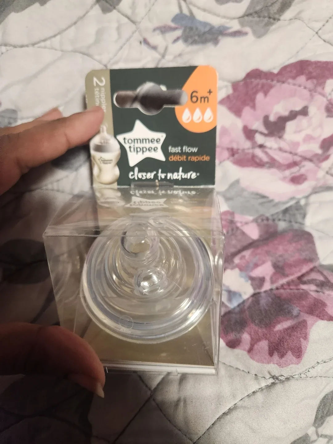 Tommee Tippee Closer to Nature Fast Flow Nipples 6m+