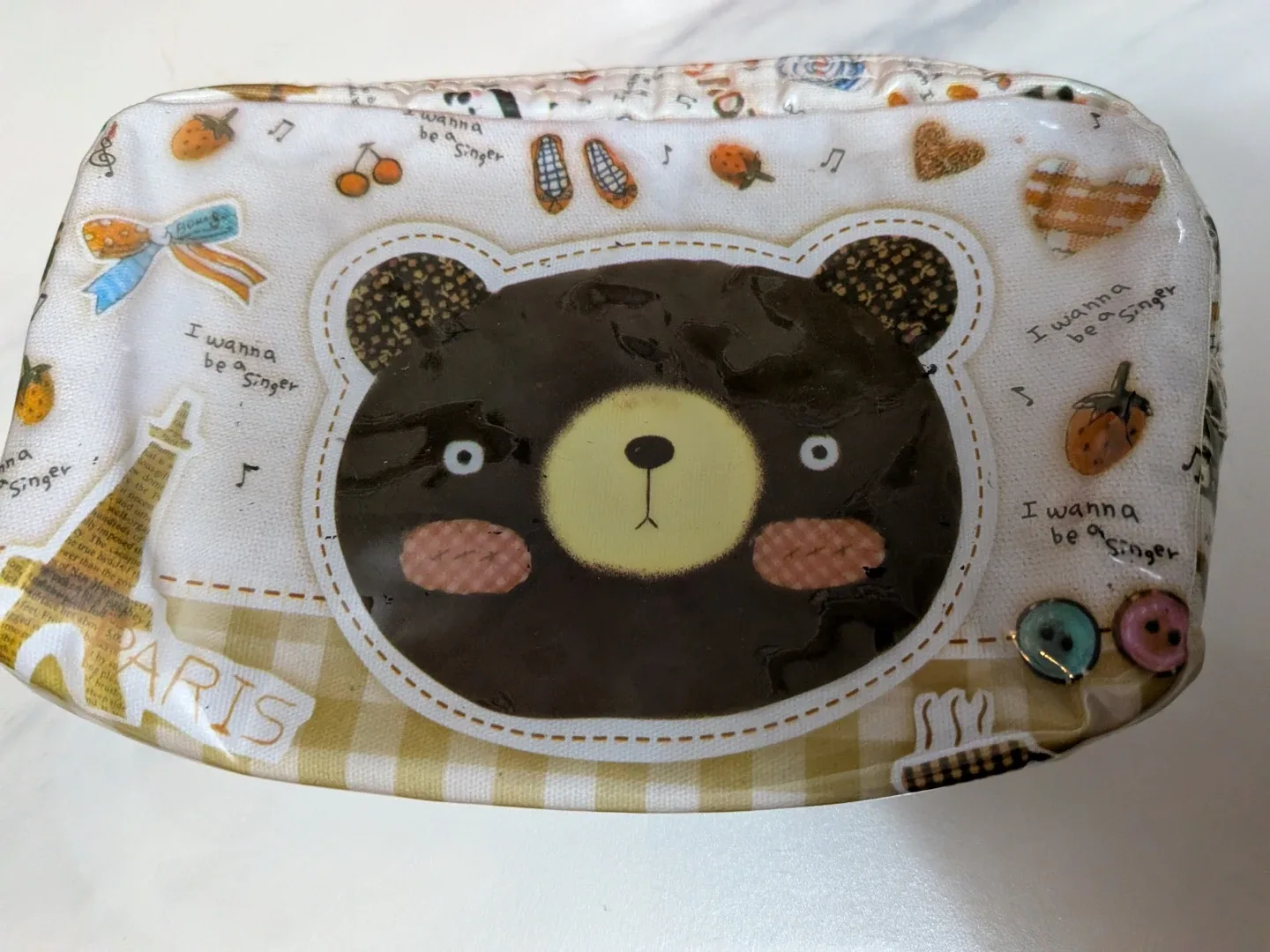 Panda Bear Cosmetic Pouch