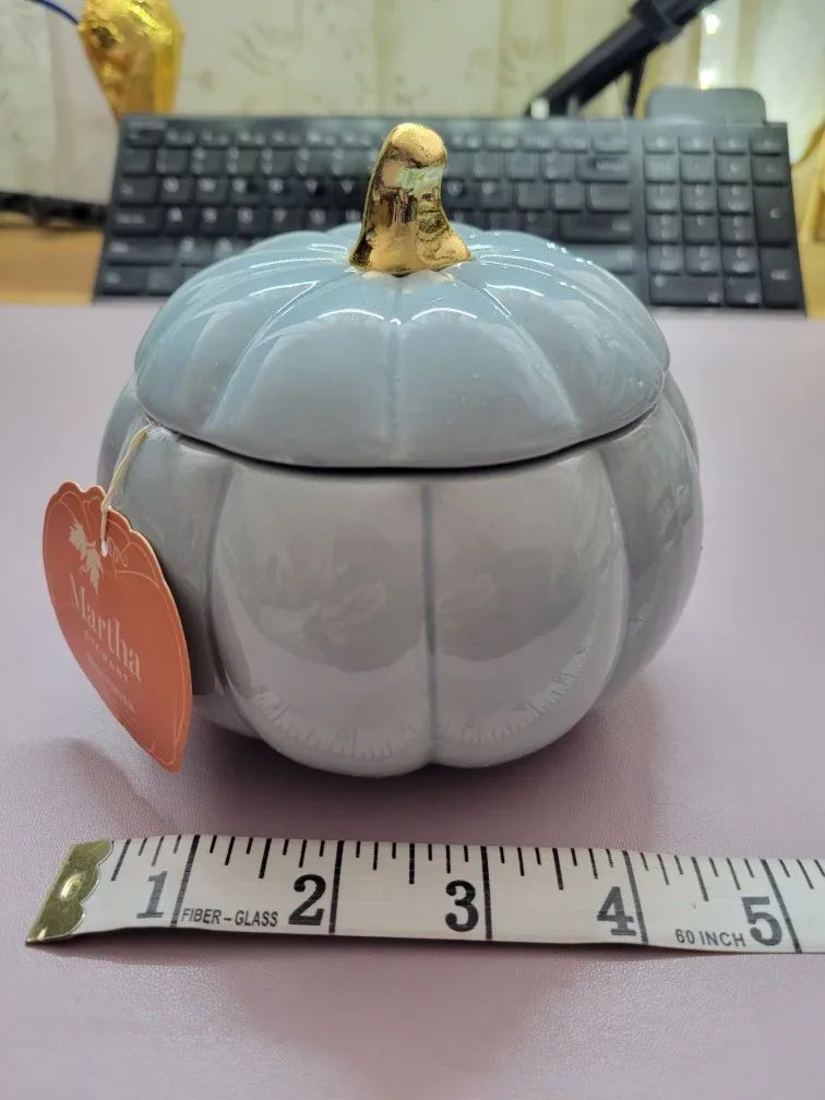 Martha Stewart White Pumpkin Soy Blend Candle #Cleanout