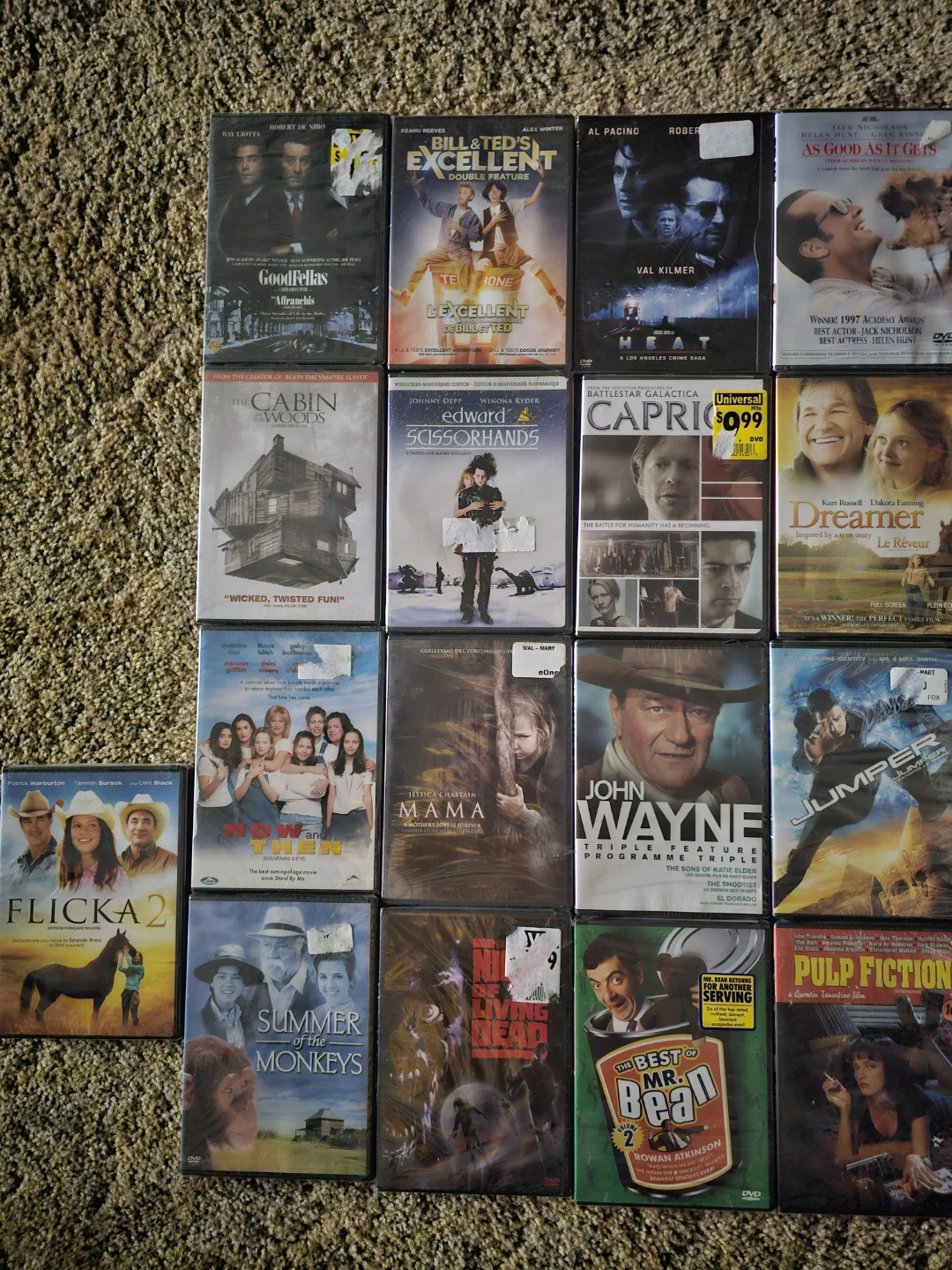 17 new, sealed dvds