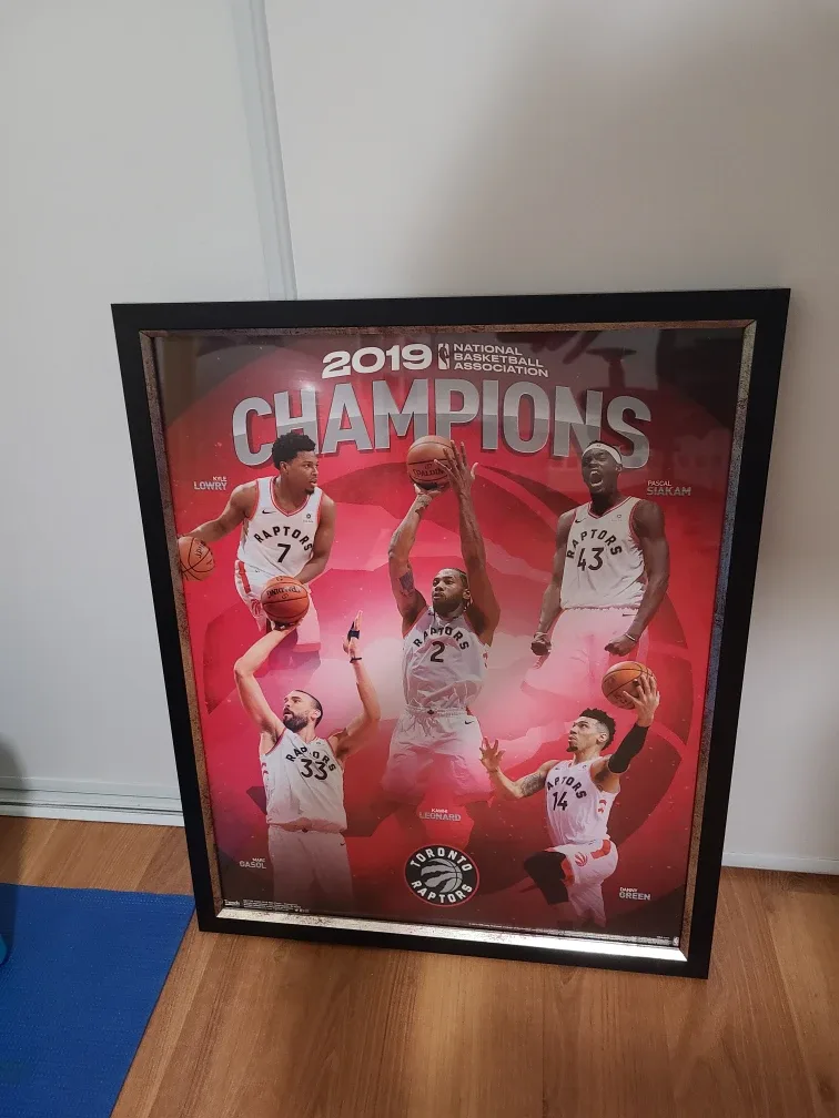 TORONTO RAPTORS 2019 Championship Frame 🏀 #Cleanout ♻️