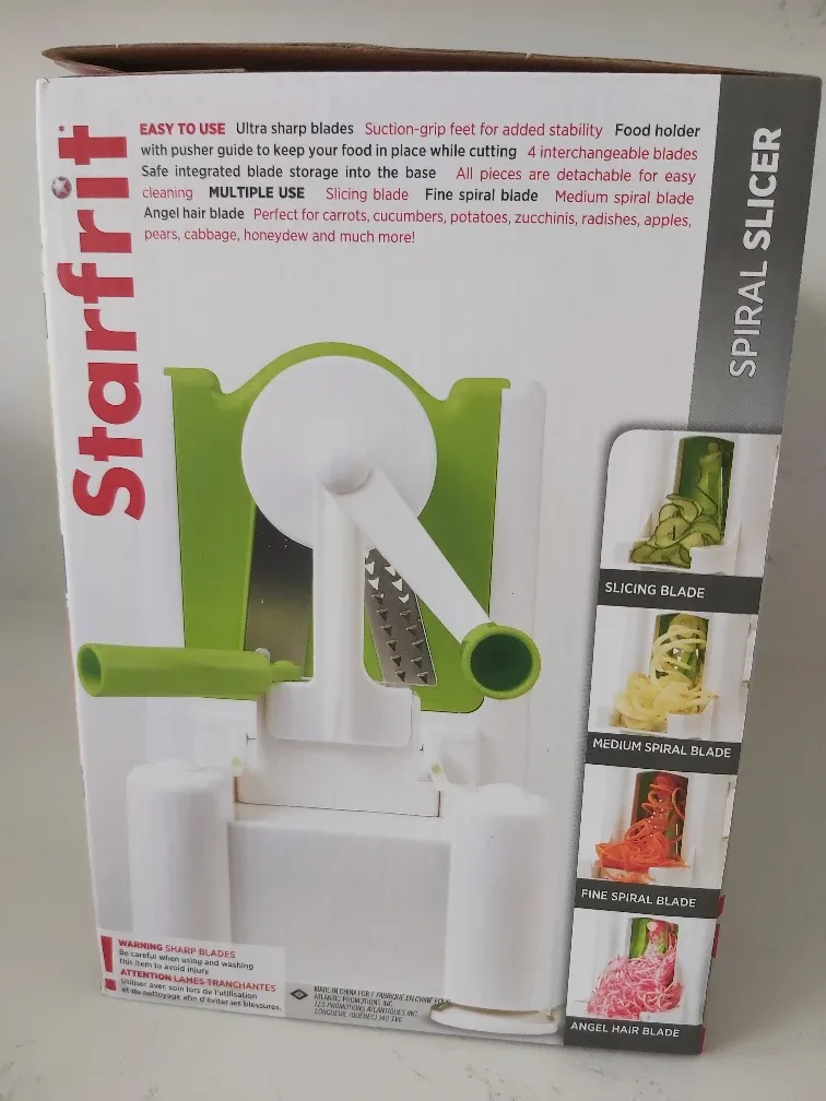 Patty maker, spiralizer, mug image indicator(7)