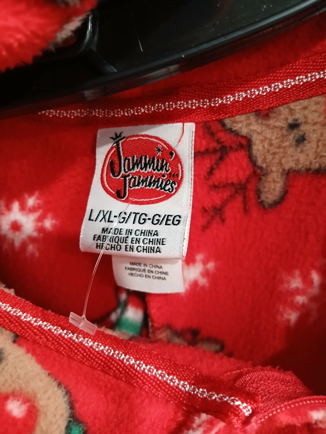 Jammin' Jammies Red Reindeer Onesie, L/XL - photo 2