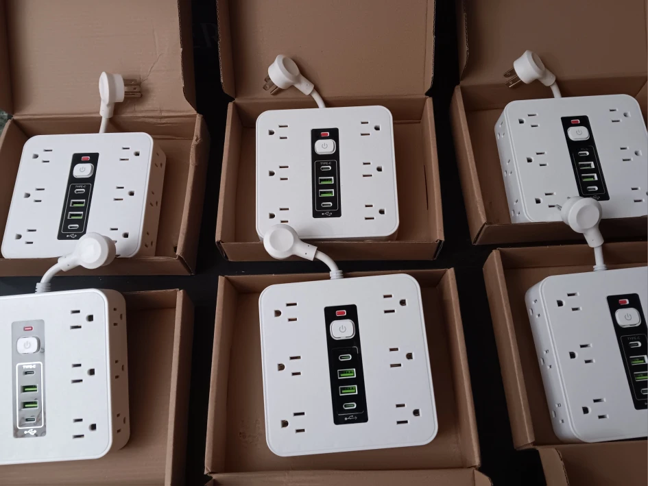 Hanging Power Wall Strip W/USB Ports EACH)