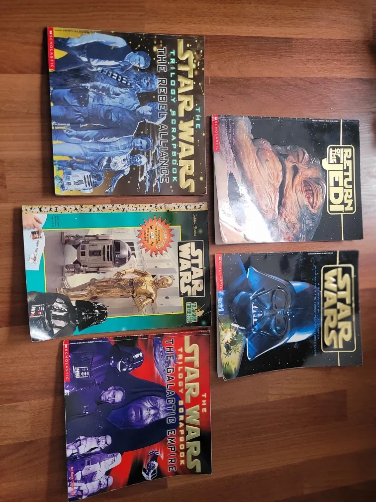 Star Wars Storybooks & Scrapbook Lot