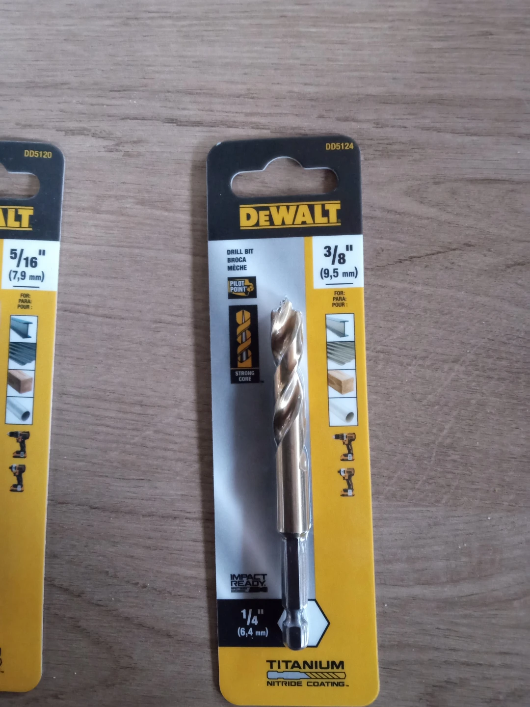 DeWalt 3/8" Titanium Drill Bit - New