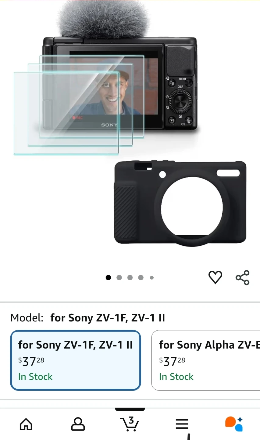 Sony ZV-1F Digital Camera - White - photo 2