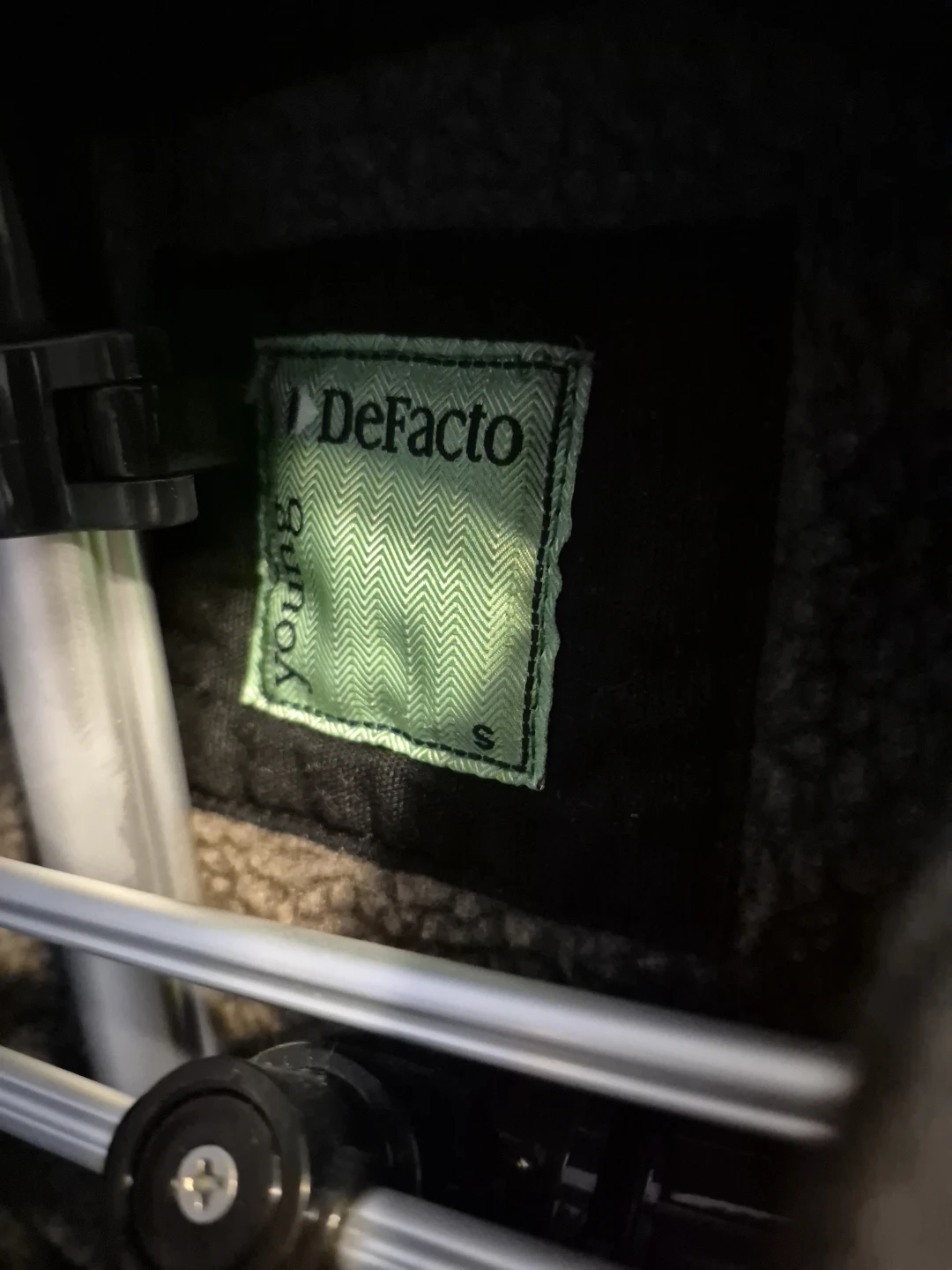 DeFacto Black Winter Jacket unisex - Size S - photo 3