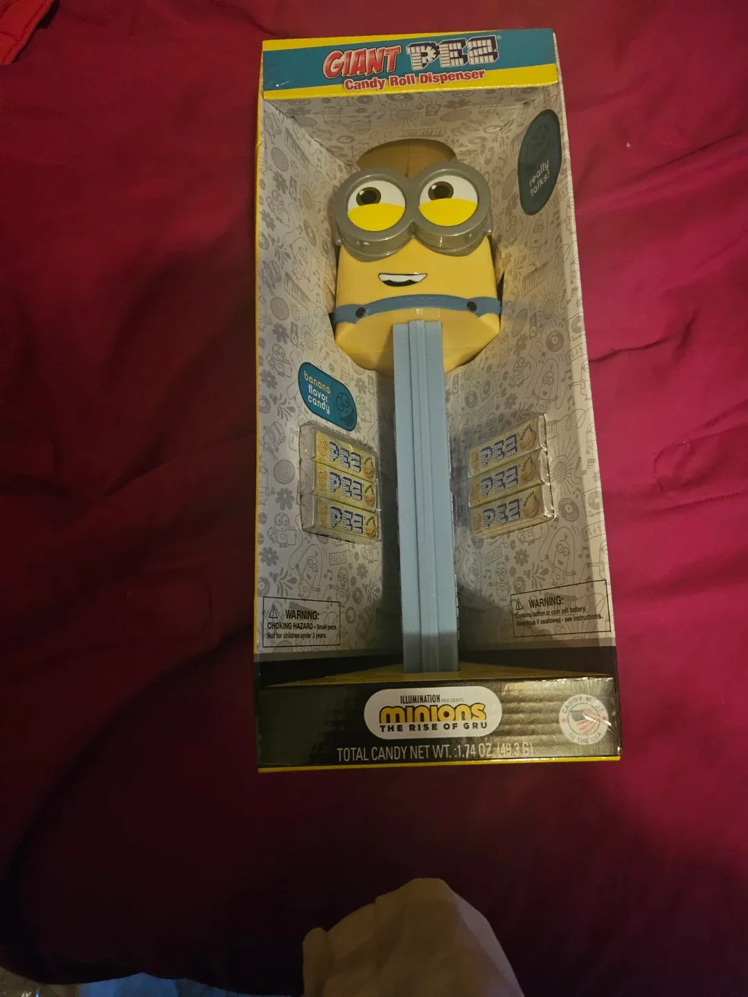 Giant PEZ Minions Candy Roll Dispenser image indicator(2)
