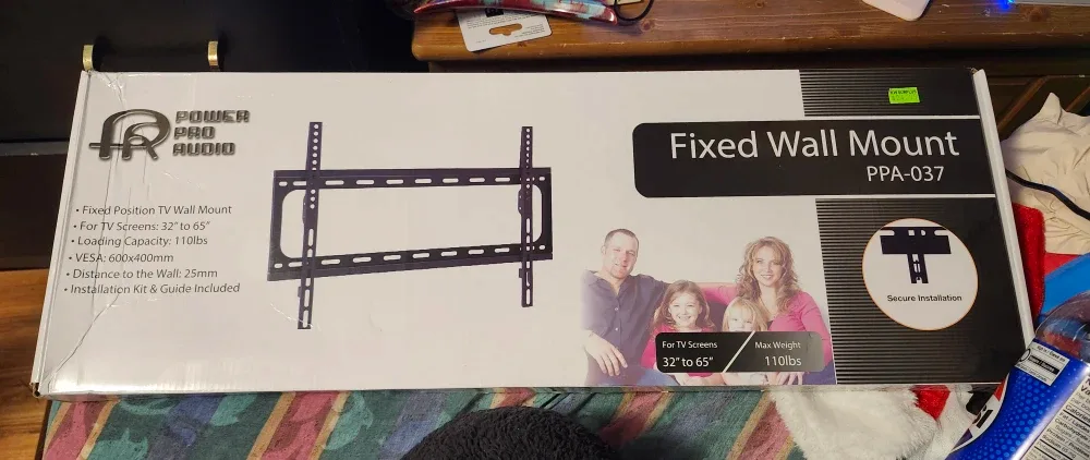 Brand New 32"-65" TV Wall Mount unopened in box image indicator(4)