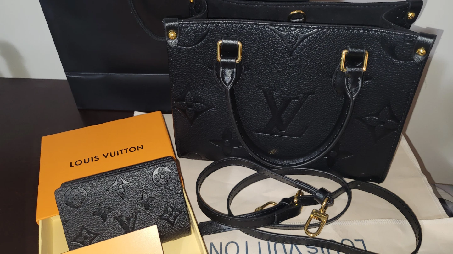 Black Leather Handbag and wallet BRAND NEW price drop!! - photo 2