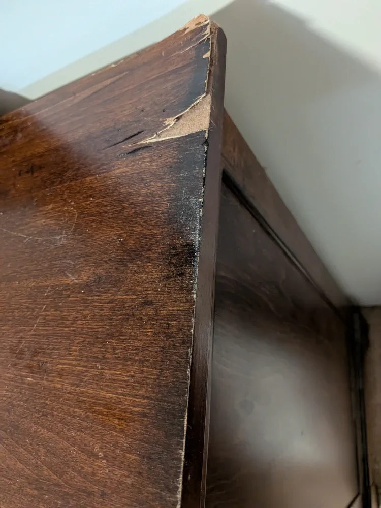 Wooden Dresser with Mirror - Used Condition image indicator(2)