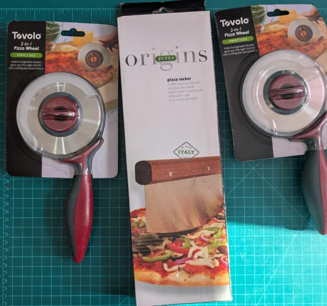 Tovolo 2-in-1 Pizza Wheel, Origins Pizza Rocker & More