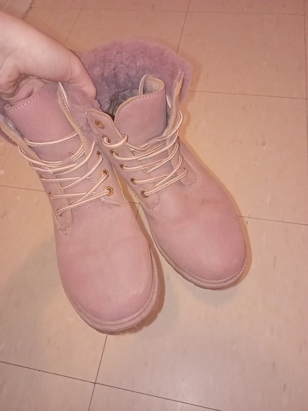 Timberland Pink Winter Boots image indicator(2)