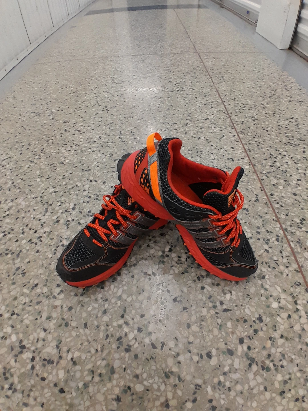 Adidas Trail Running Shoes - Black & Red Men's Size 9 - photo 2