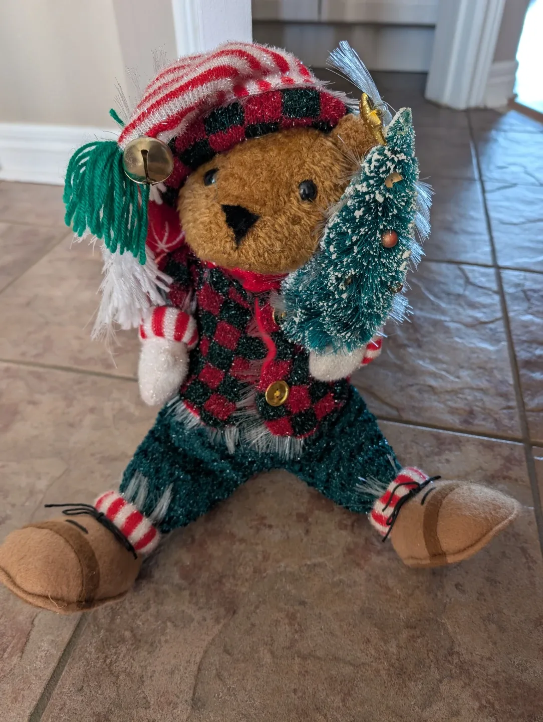 Avon Sparkling Holiday Fiber Optic Bear
