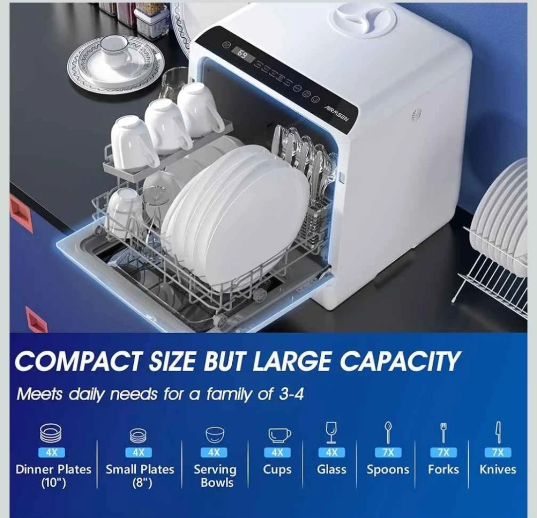 AIRMSEN Portable Countertop Dishwasher AE-TDRQ03 - photo 4