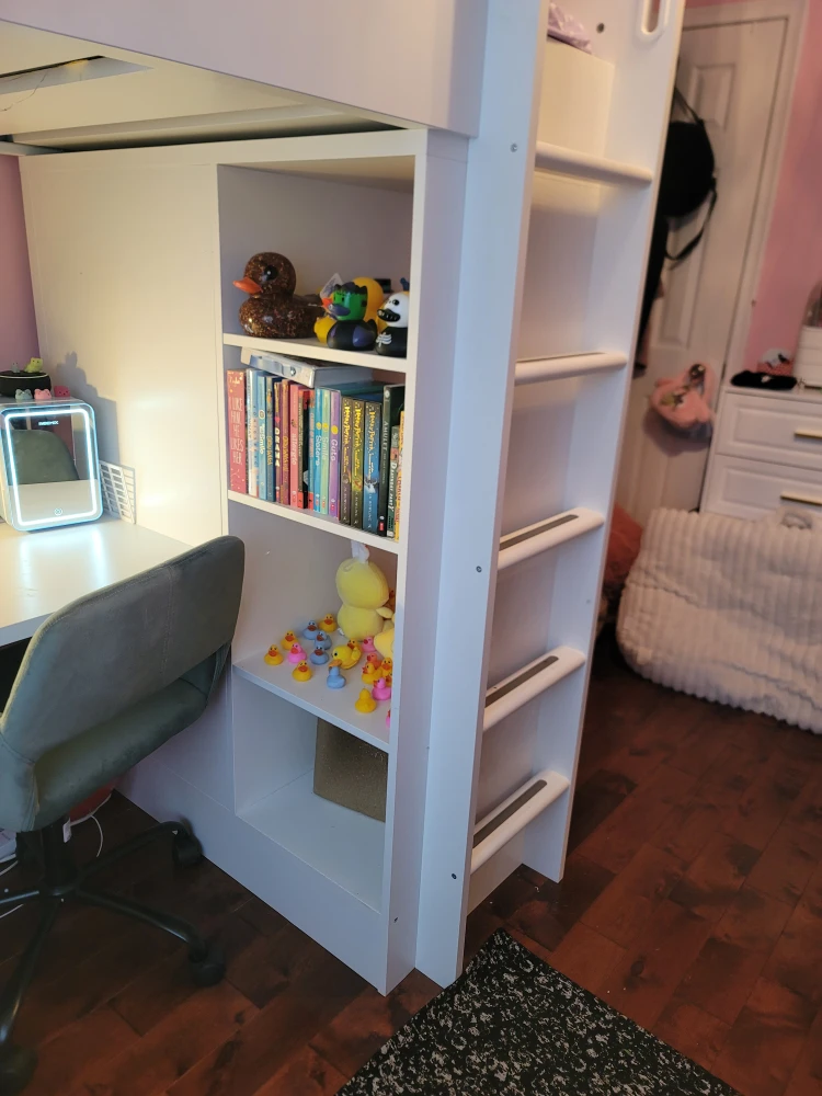 Loft Bed with Desk and Storage - photo 3