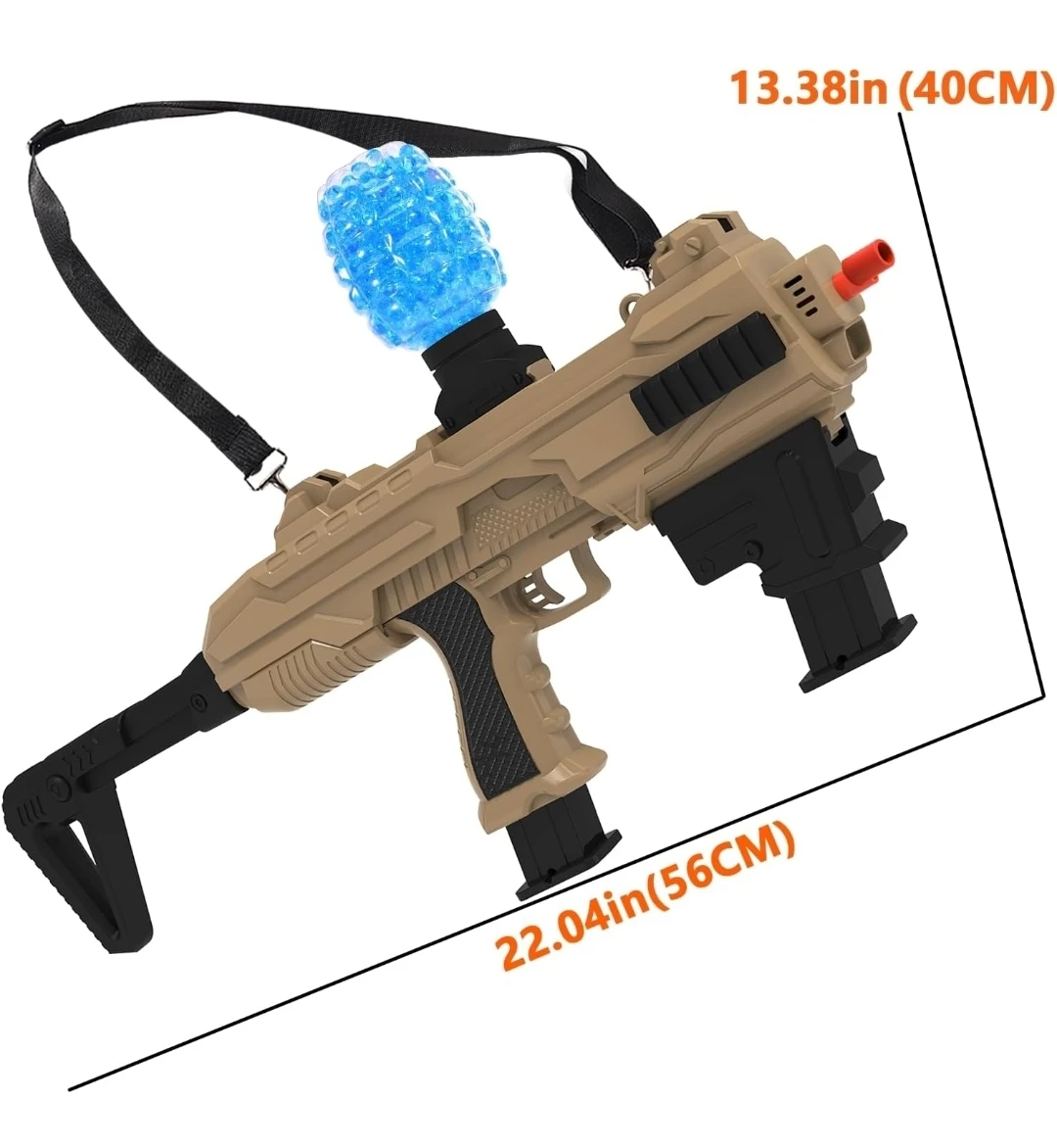 Gel Ball Blaster, 6 in 1 Automatic Gel Splatter Blaster, Toys - photo 4