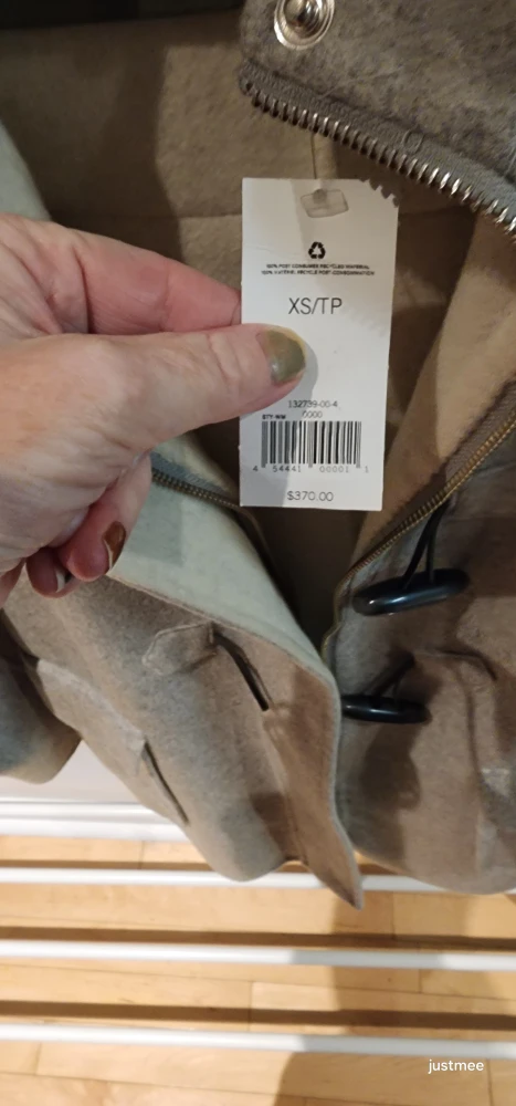 Banana Republic Grey Wool Duffle Coat XS #cleanout - photo 5