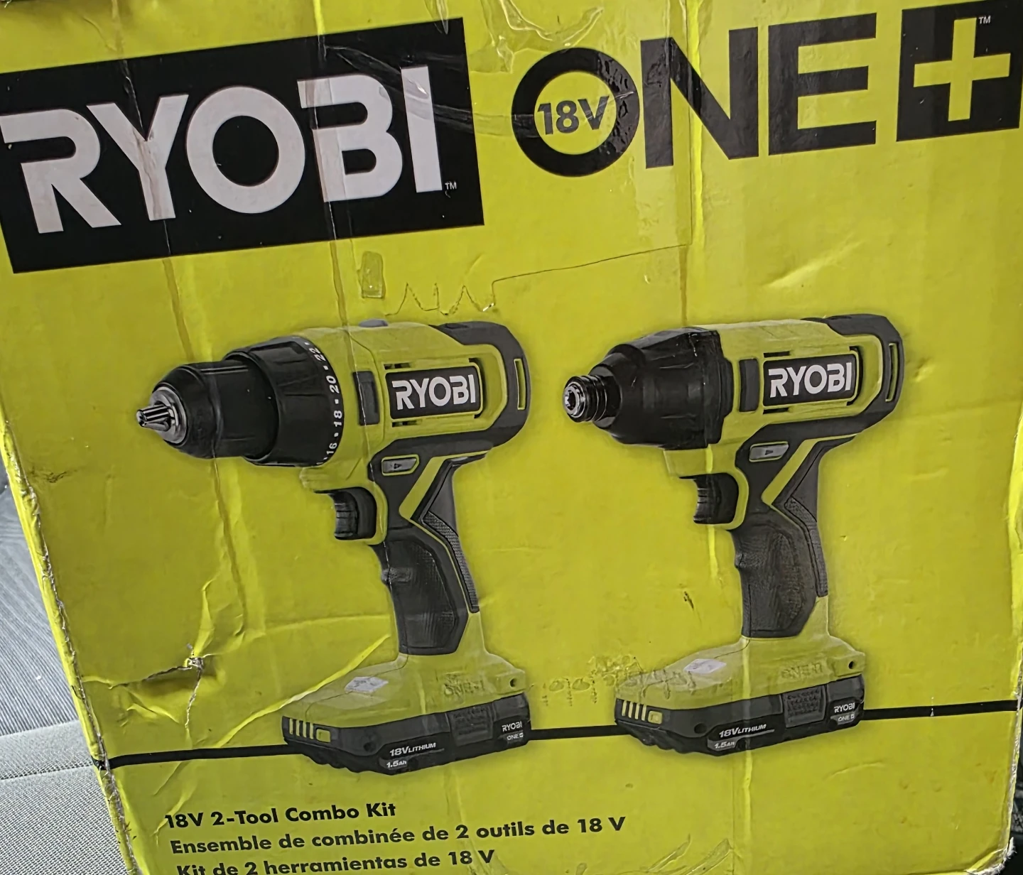 Ryobi ONE+ 18V 2-Tool Combo Kit - photo 2