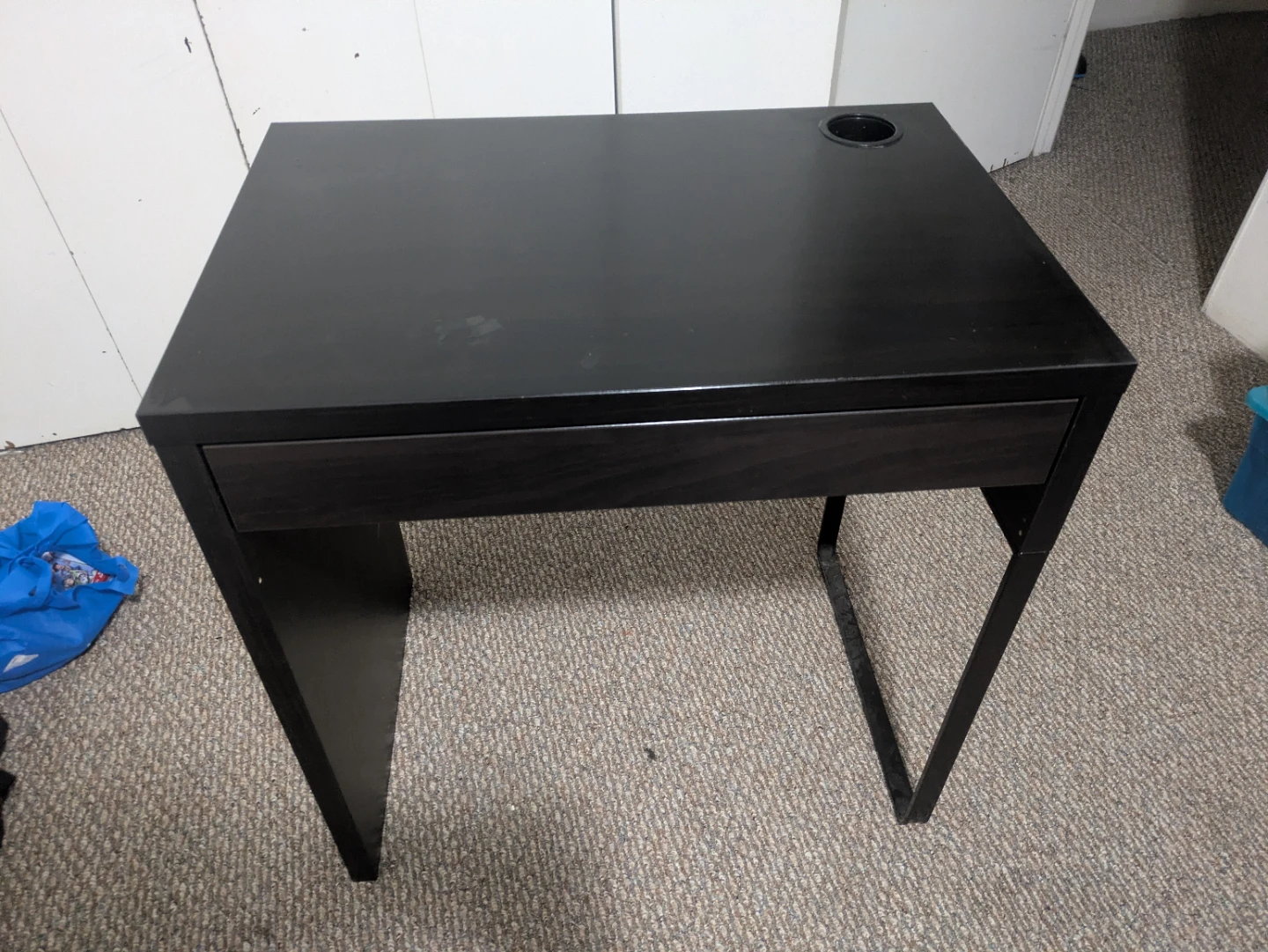Black Desk One drawer - photo 3
