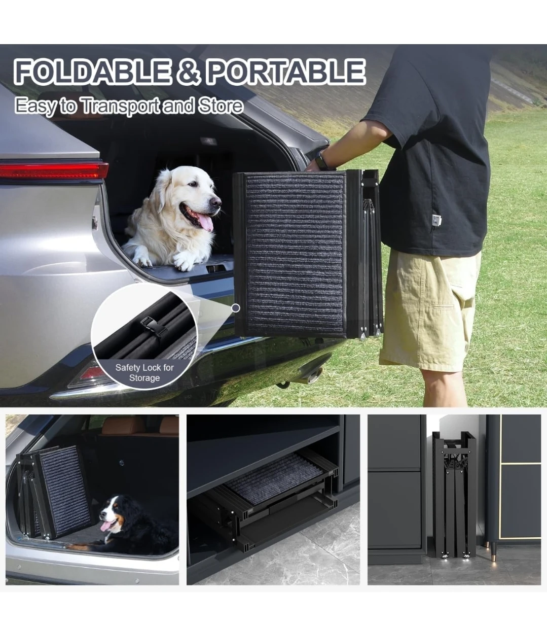 Foldable Pet Ramp - Portable for Cars/SUVs - photo 4