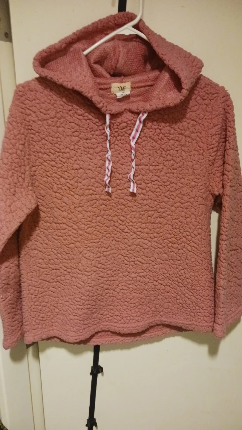 YMI Pink Sherpa Hoodie