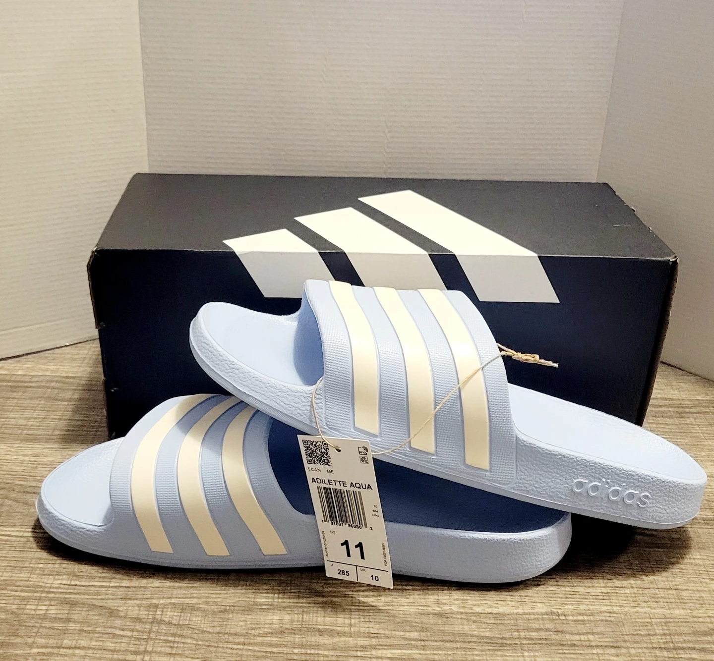 Adidas Adilette Aqua Slides - Size 11 - photo 3
