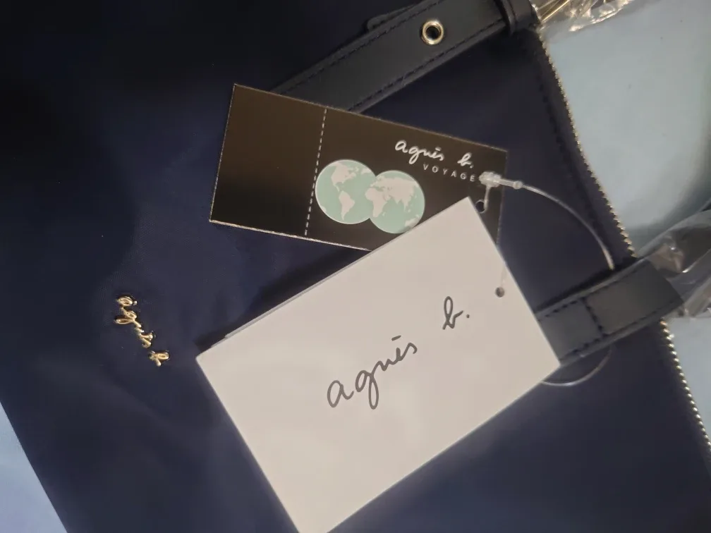 New Agnes B. Voyage Navy Tote Bag image indicator(4)