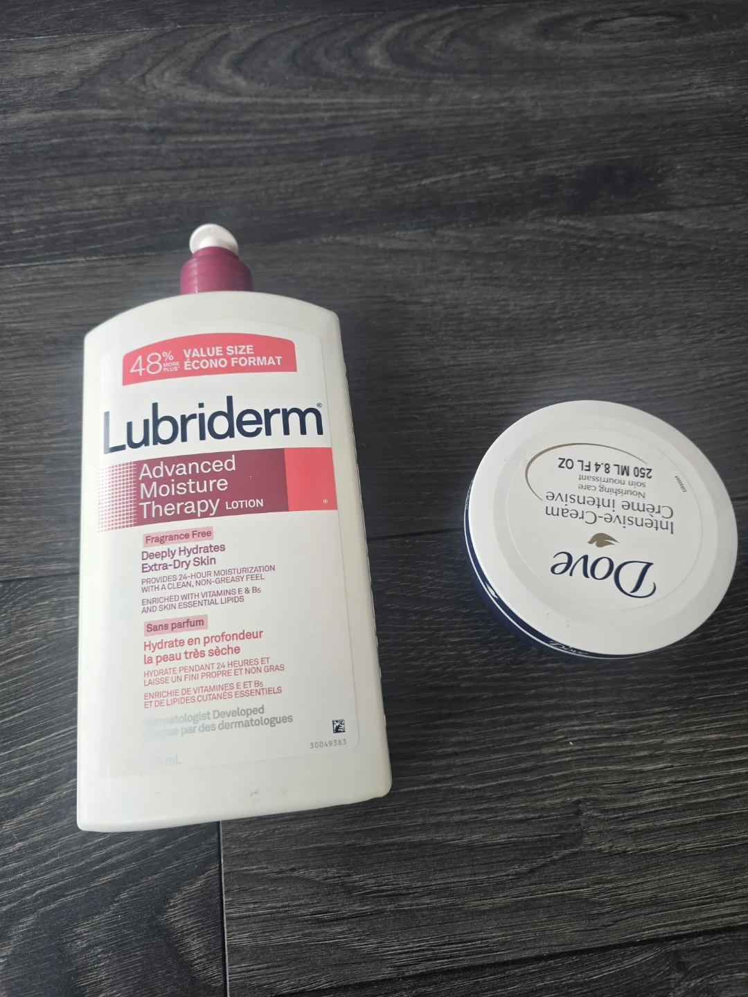 Lubriderm Advanced Moisture Therapy Lotion & Dove Cream - photo 3