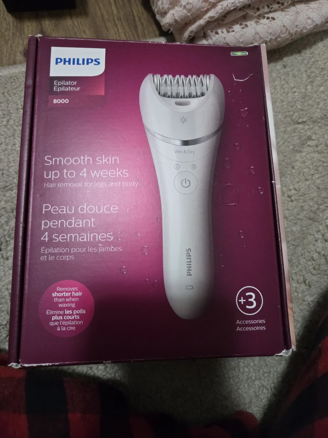 Philips Epilator 8000 Series - Like New!