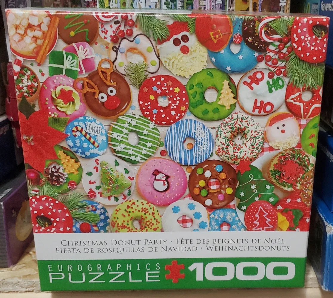 CHRISTMAS DONUT PARTY PUZZLE
