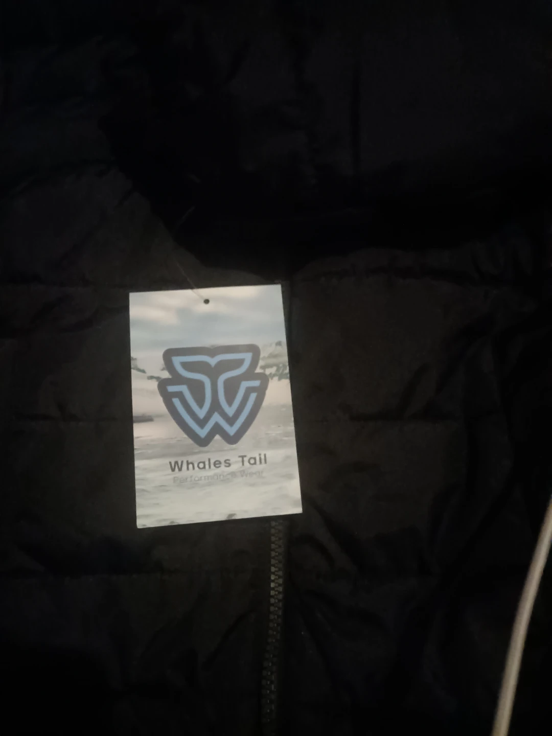 Whales Tail Boys Black Puffer Jacket - Size 4 - photo 3