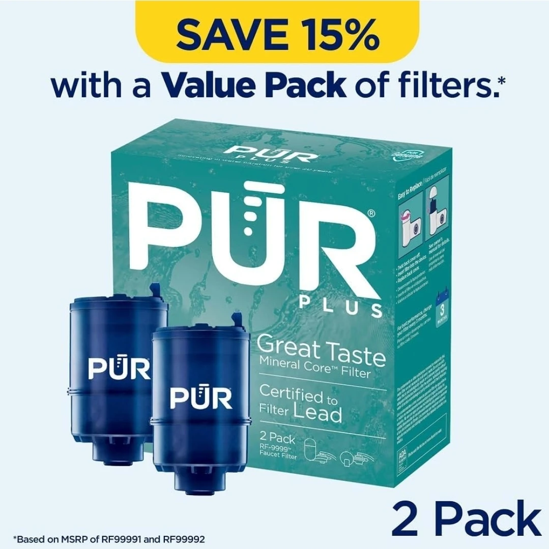 PUR MineralClear Faucet Refill RF-9999, 2 Pack - photo 2