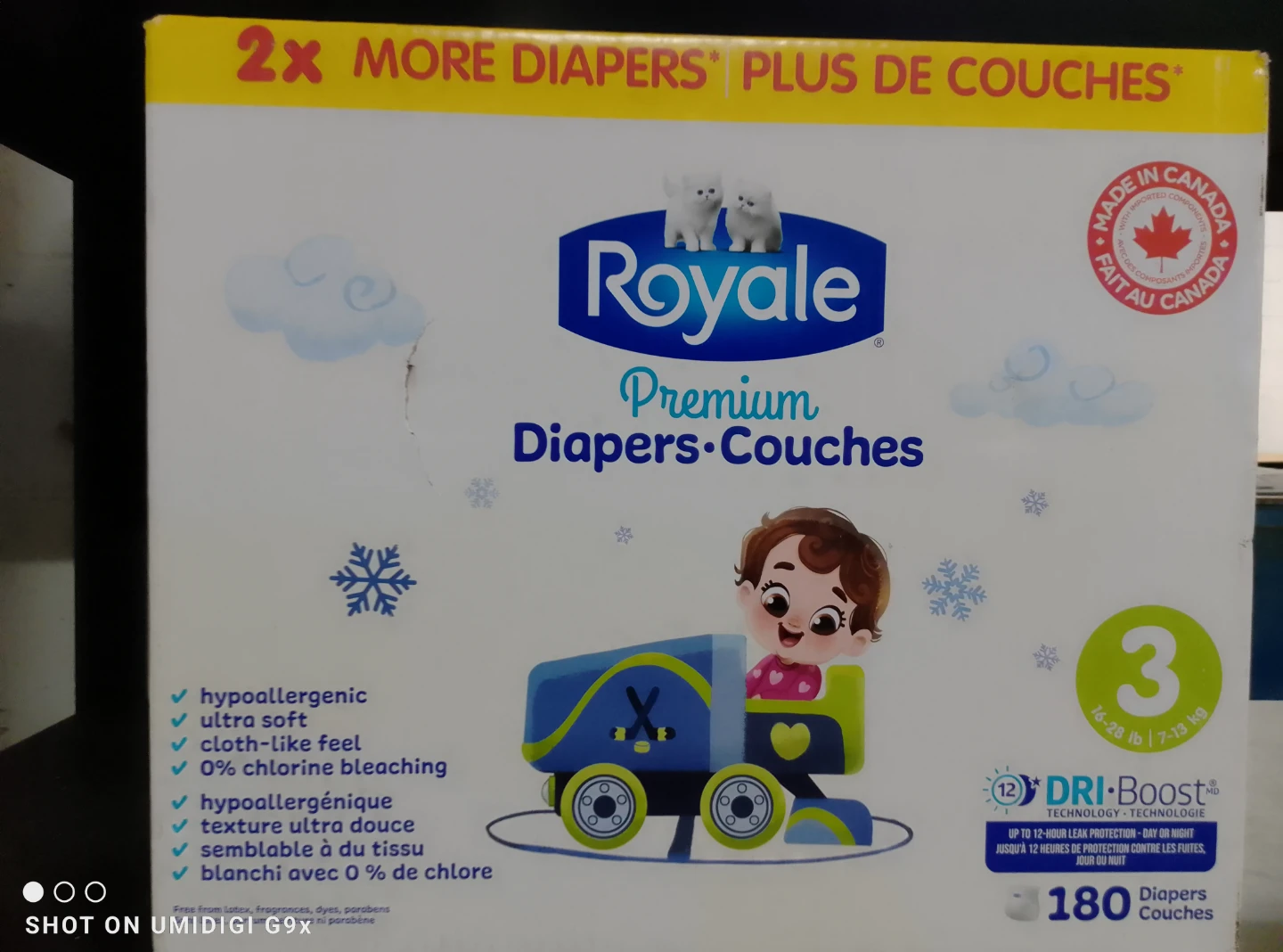 Royale Premium Diapers Size 3 (16-28 lb)