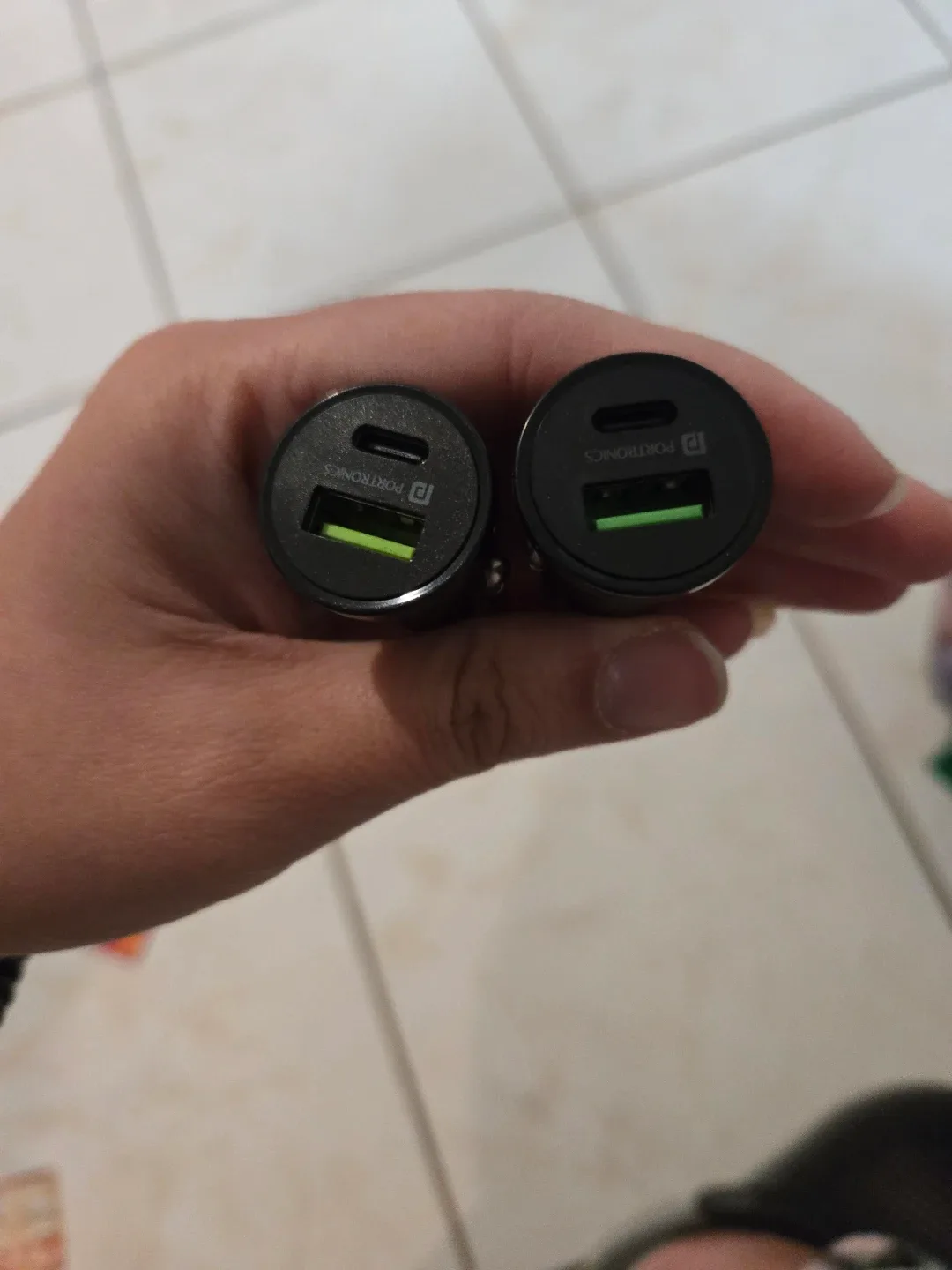 Portronics Car Power Charger